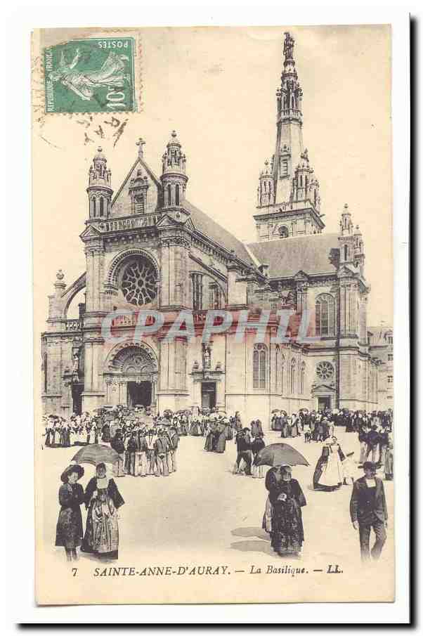 Sainte Anne d'Auray CPA la basilique