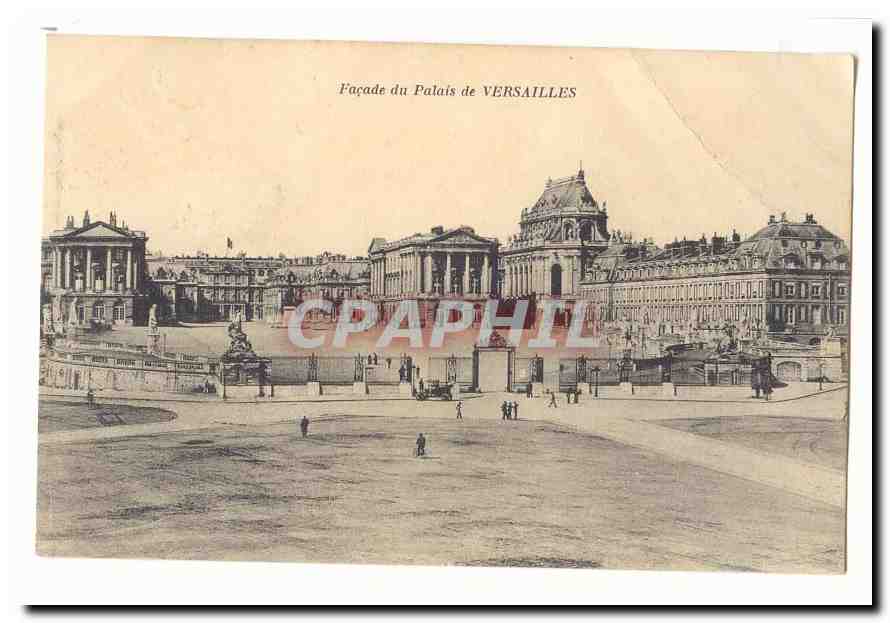 Façade du Palais de VERSAILLES — vue panoramique — éditeur non identifié