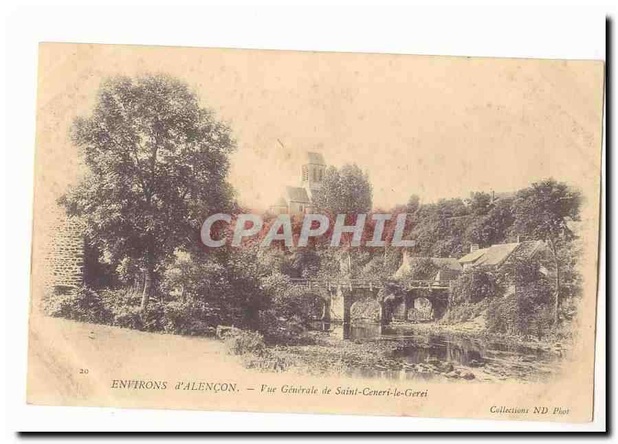 Environs d'Alencon CPA Vue generale de Saint Celeri le Gerei