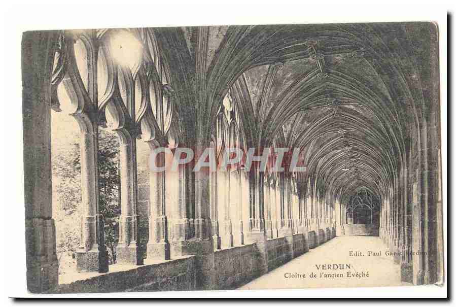 Verdun — Kloster des alten Bischofssitzes — Édit. Paul Garac Verdun