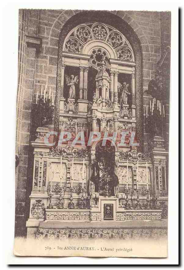 Ste-ANNE d'AURAY - L'Autel privilégié — CPAPHIL 789