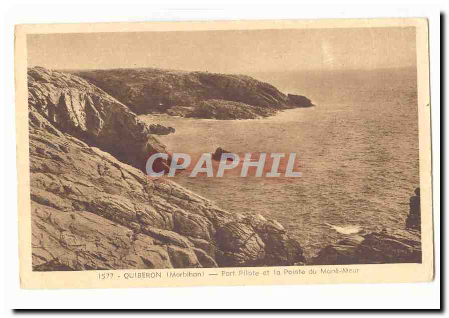 Quiberon (Morbihan) — Port Pilote et la Pointe du Mané-Meur