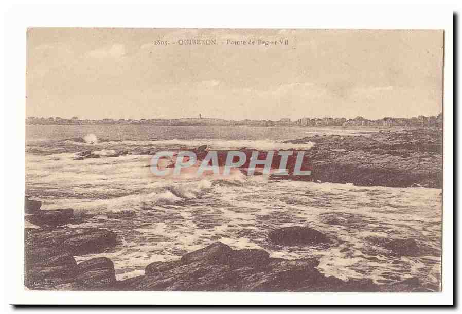 Presqu´ile de Quiberon CPA Pointe de Beg er Vil