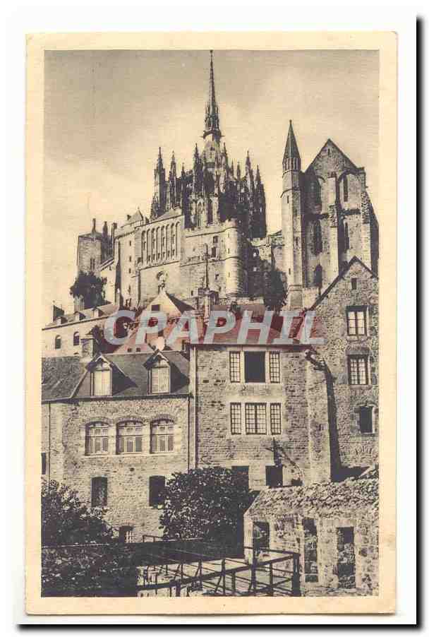 Mont Saint-Michel — vue panoramique — Graphphil