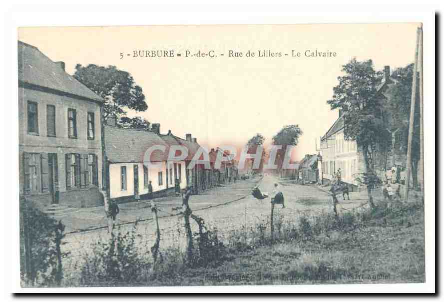 Burbure - P.-de-C. - Rue de Lillers - Le Calvaire