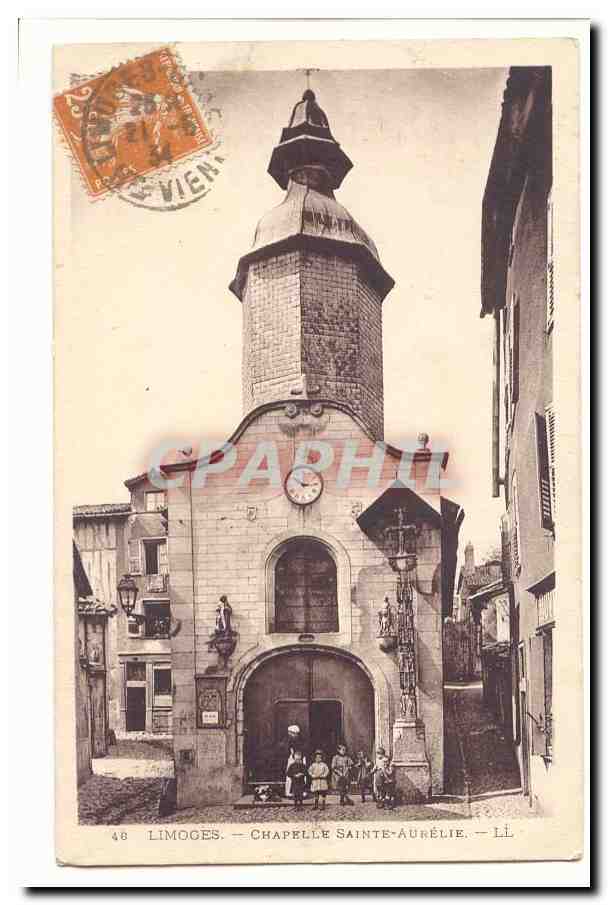 Limoges CPA Chapelle Sainte Aurelie (enfants)