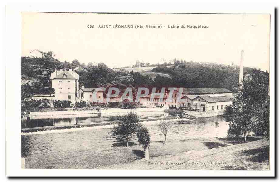 Saint-Léonard (Hte-Vienne) — Usine du Naqueteau — Éditeur du Coopale du Centre - Limoges