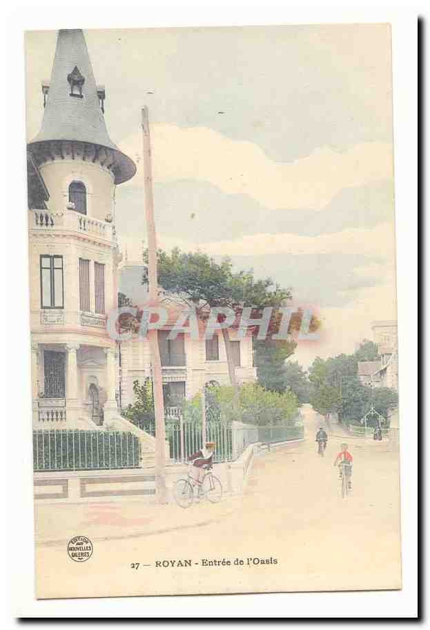 Royan — Entrance to the Oasis — Edition Bonnet & Mouvilles Galeries, no. 27