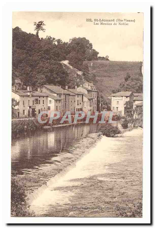 St-Léonard (Haute-Vienne) — Los Molinos de Noblat — Edición del Courrier de Cébazan