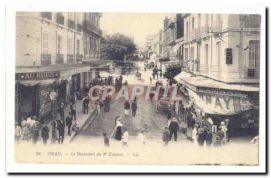 Oran — Le Boulevard du 2e Zouaves — LL