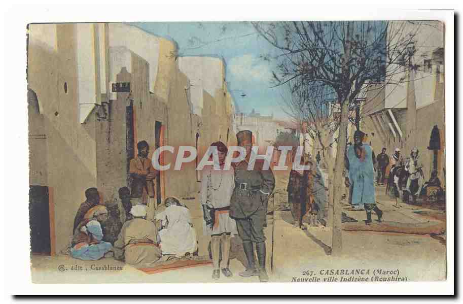 Casablanca (Maroc) — Nouvelle ville Indiène (Boushira) — édit, Casablanca