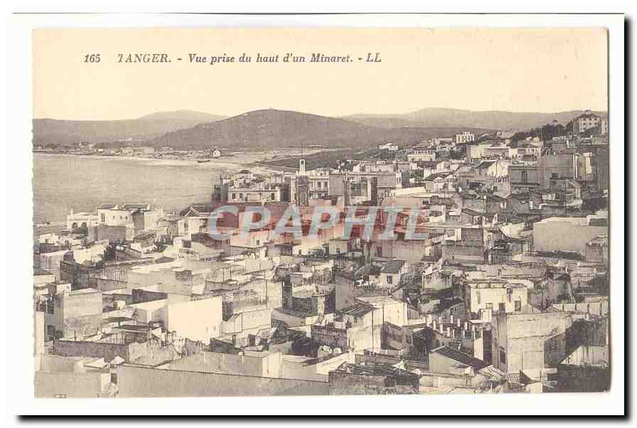Maroc Tanger CPA Vue prise du haut d'un minaret