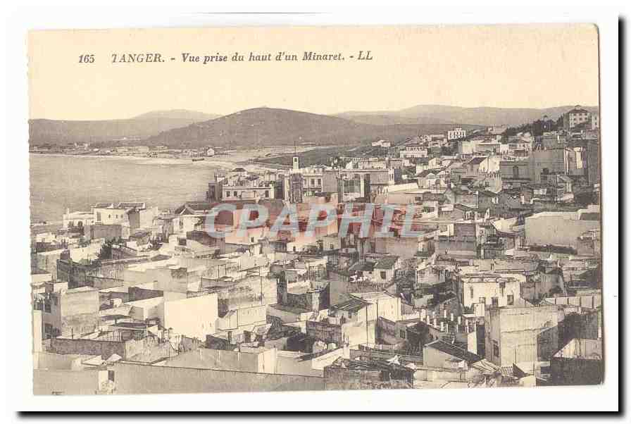 Maroc Tanger CPA Vue prise du haut d'un minaret