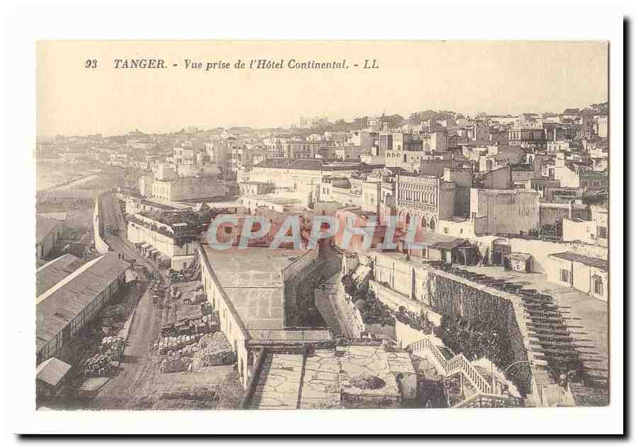 Maroc Tanger CPA Vue prise de l'hotel Continental