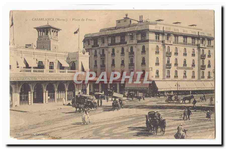 Casablanca (Maroc) - Place de France — éditeur Van Haelen, Casablanca