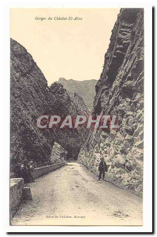 Gorges du Châabet-El-Akra — Hôtel du Châabet, Korrâta