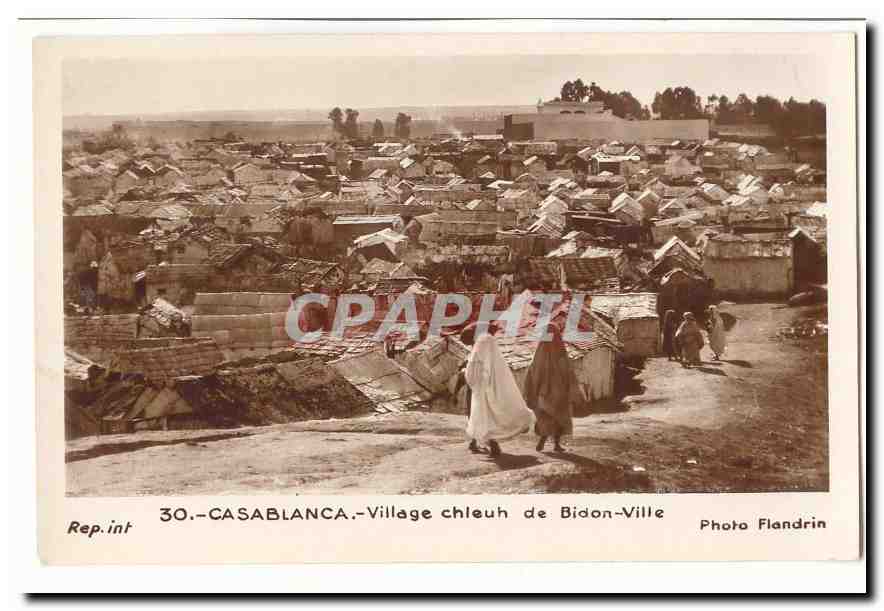 Casablanca — Village chleuh de Bidon-Ville — Photo Flandrin