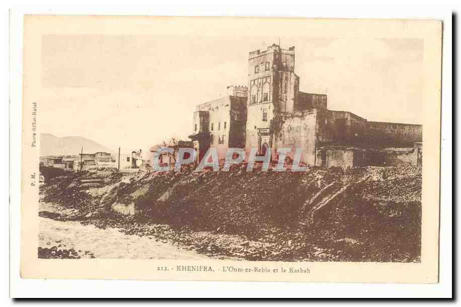 Maroc Khenifra CPA l'oum er Rebia et la Kasbah