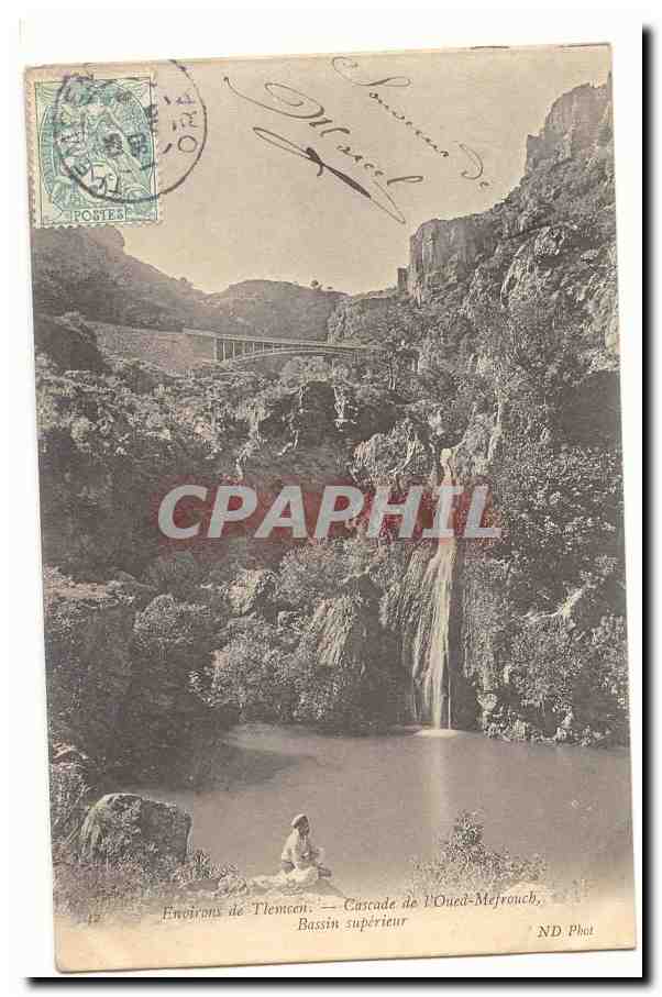 Environs de Tlemcen — Cascade de l'Oued-Mefrouch, Bassin supérieur — ND Phot