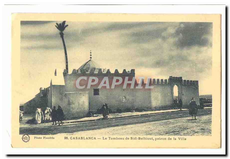 Maroc Casablanca CPA Le tombeau de sidi Belhiout patron de la ville