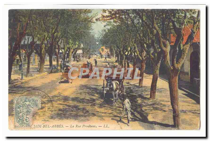 Sidi-Bel-Abbès — La Rue Prudhom — LL