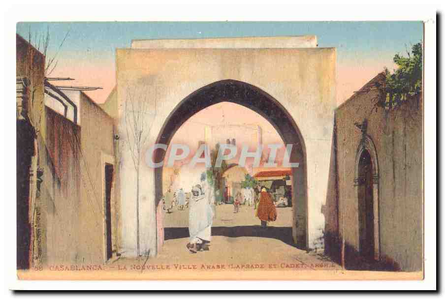 Casablanca — La Nouvelle Ville Arabe (Laprade et Cadet, n° 4894)