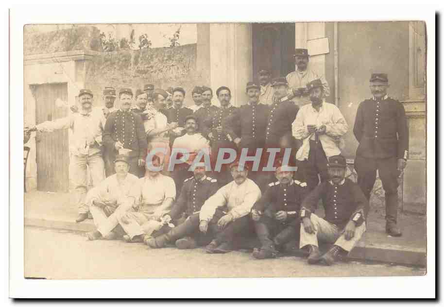 Groupe de soldats — France, début XXe siècle — éditeur inconnu
