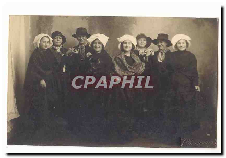 Mayenne CPA CArte photo 18 fevrier 1923 Ecole superieure de la Mayenne (bourree Auvergne) TOP