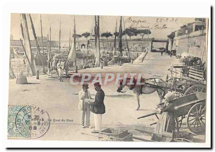 Royan — The Port Quay — unknown publisher, series number not visible
