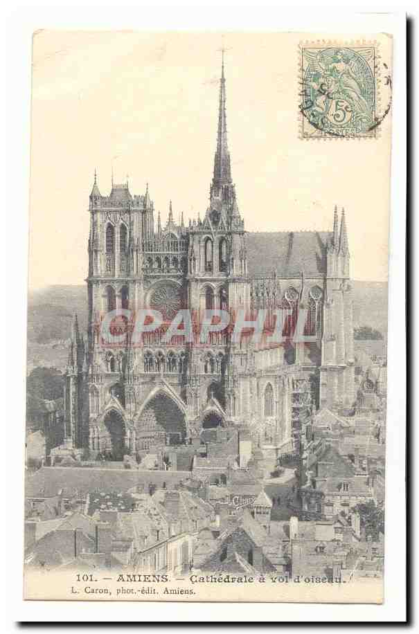Amiens CPA Cathedrale a vol d'oiseau