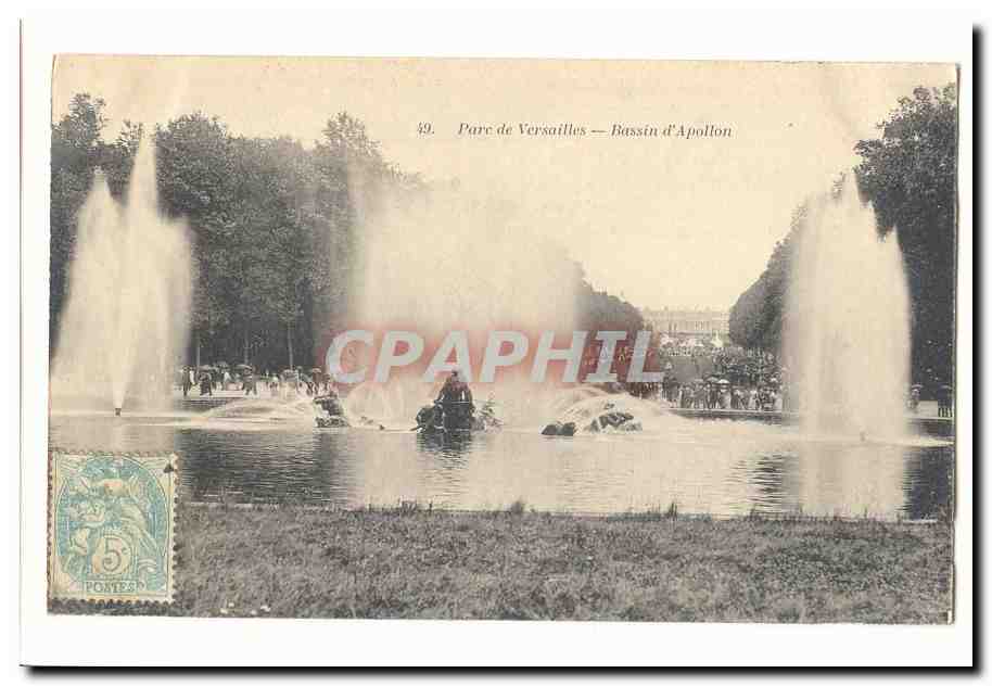 Parc de Versailles CPA Bassin d'aPollon