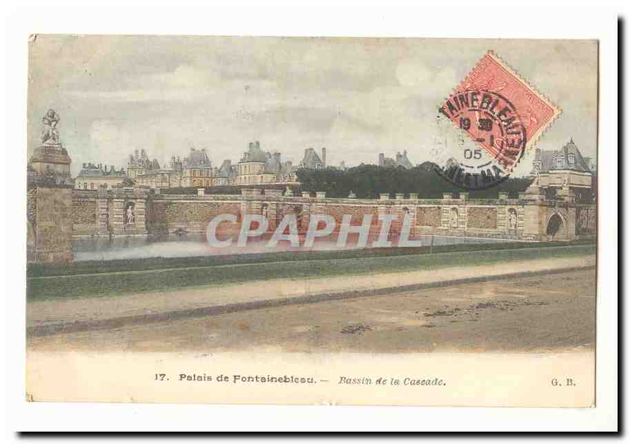 Palace of Fontainebleau — Cascade Basin — G. B.