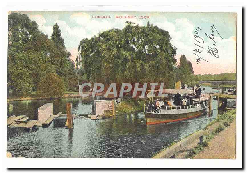 London CPA Molesey Lock (bateau boat)