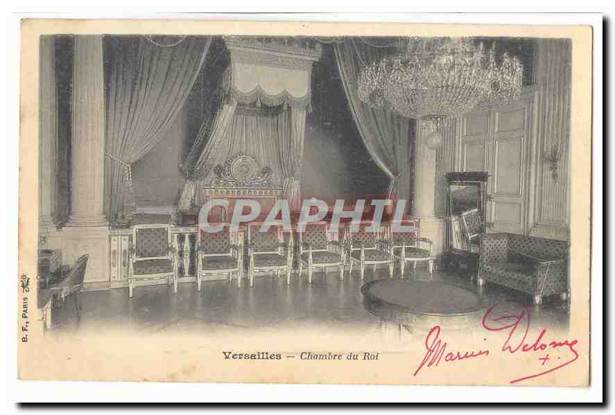 Versailles CPA Chambre du roi