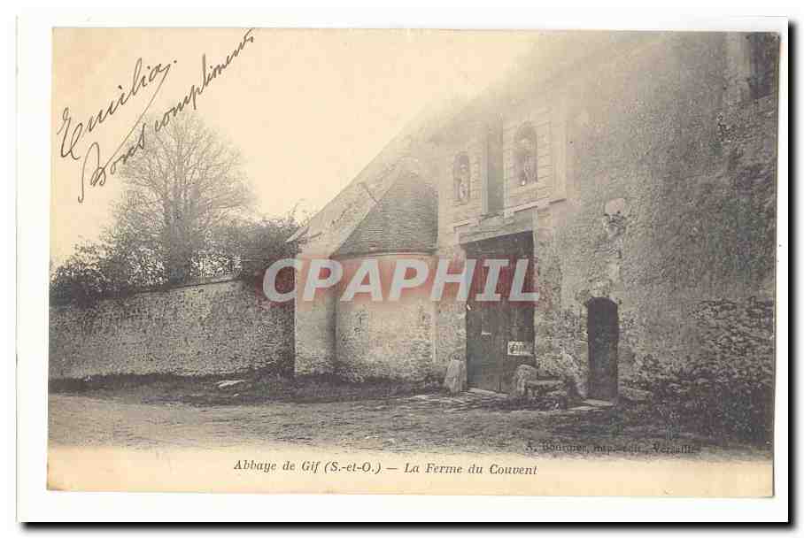 Gif CPA Abbaye La ferme du couvent