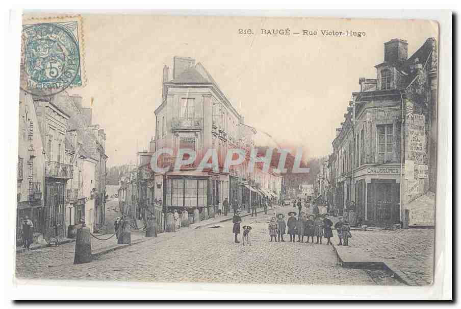 Bauge CPA Rue Victor Hugo (enfants tres animee)