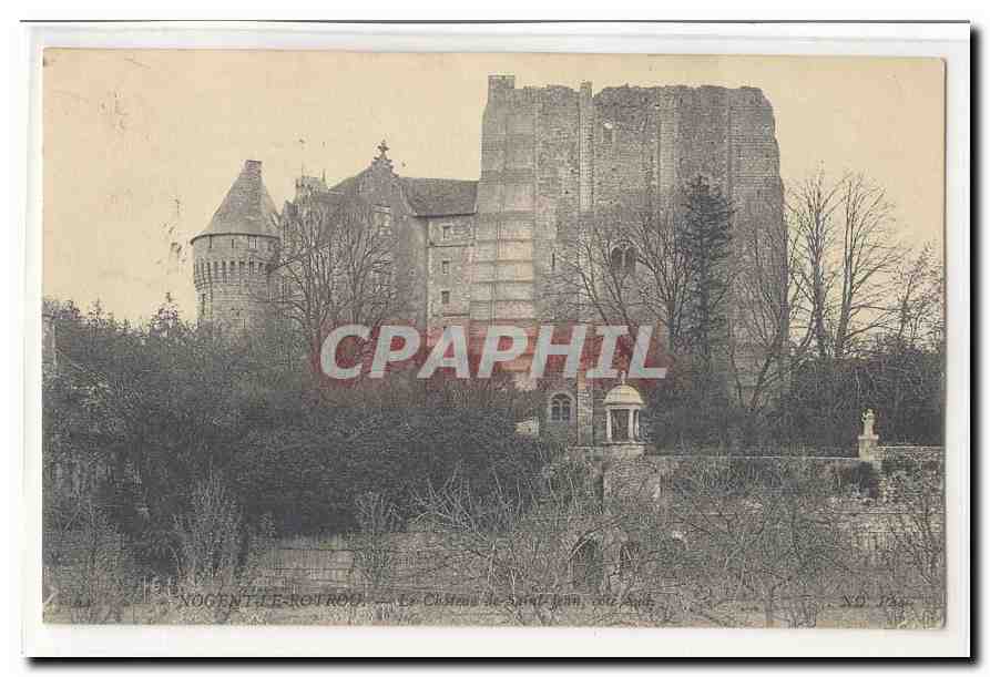 Nogent le Rotrou CPA Le chateau de Saint Jean cote sud