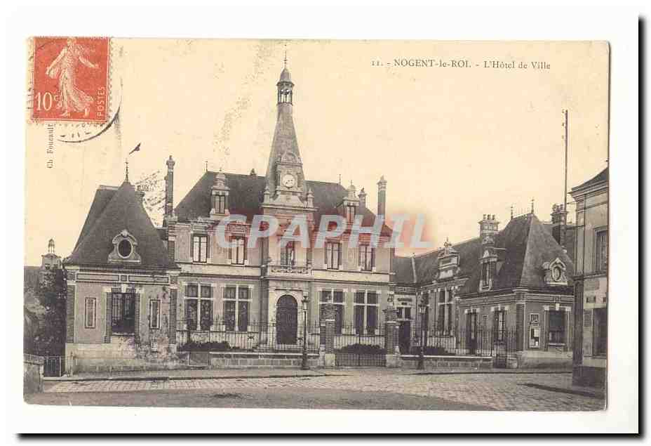 Nogent-le-Roi — L'Hôtel de Ville — éditeur Ch. Fontaine