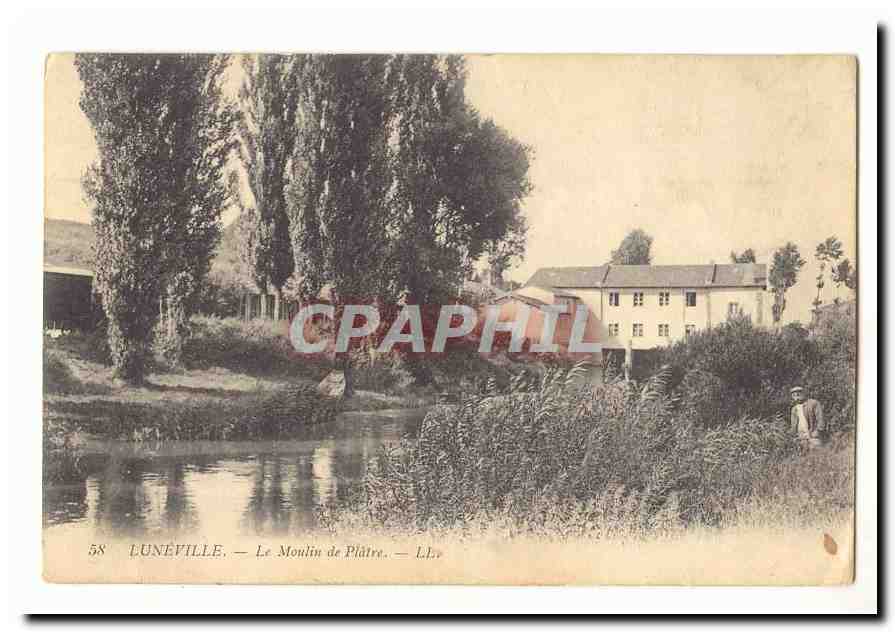 Lunéville — Le Moulin de Plâtre — LLr