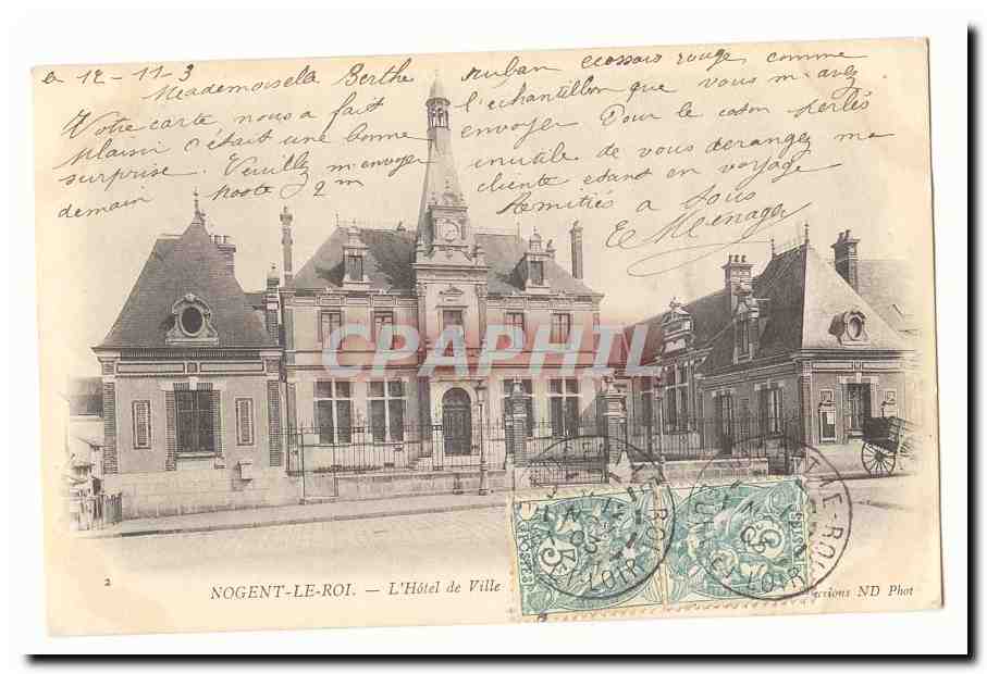 Nogent-le-Roi — L'Hôtel de Ville — éditeur ND Phot, n°2