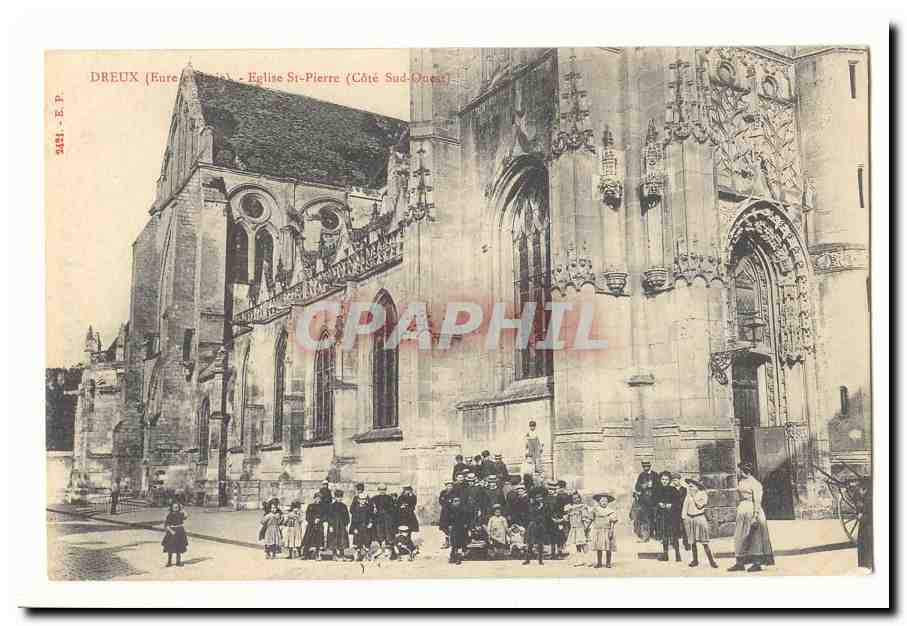 Dreux (Eure-et-Loir) - Église Saint-Pierre (Côté Sud-Ouest)
