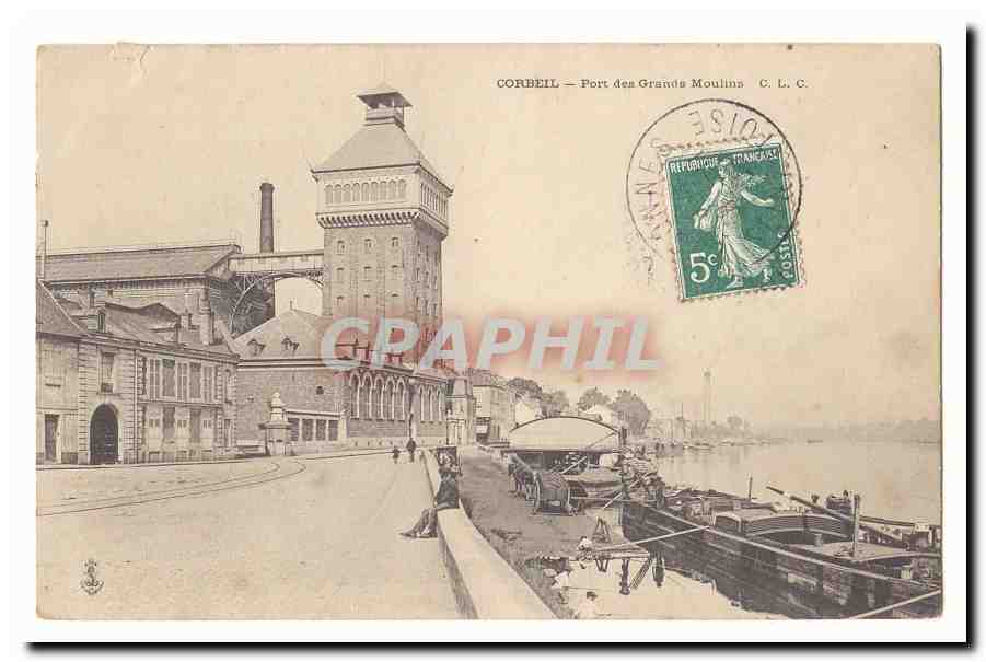 Corbeil — Port des Grands Moulins — C. L. C.