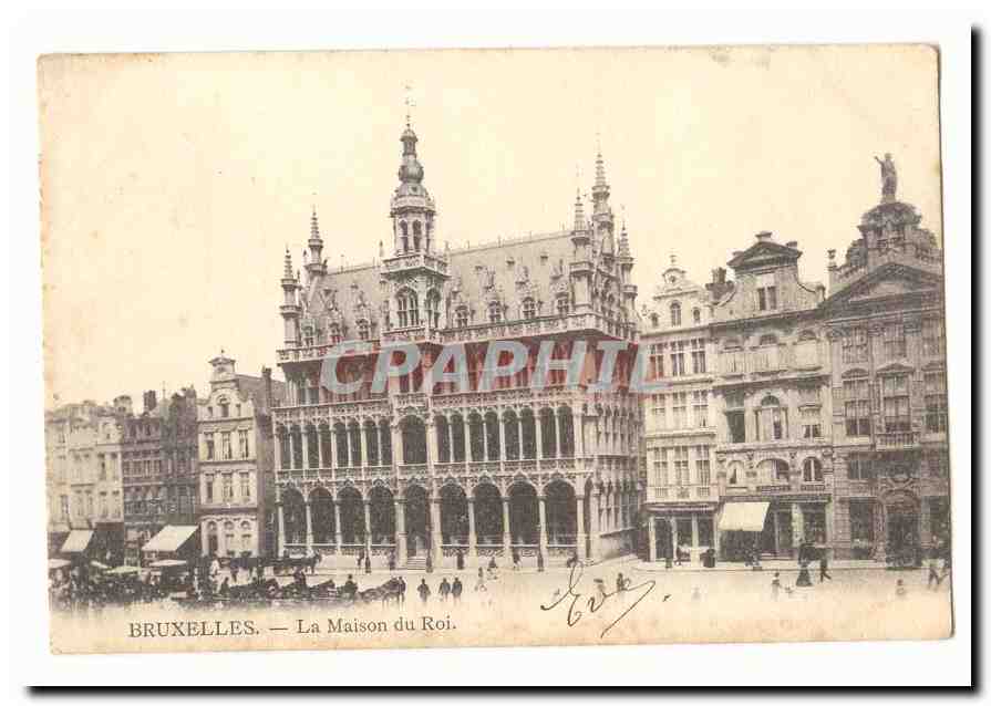 Bruselas — La Maison du Roi — editor CPAPHIL - Anverso