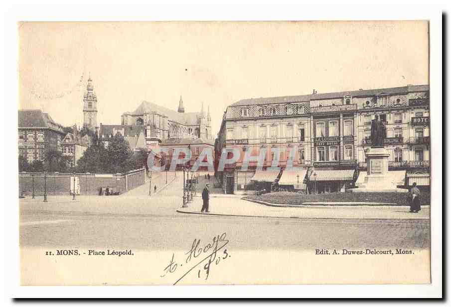 Belgique Mons CPA Place Leopold