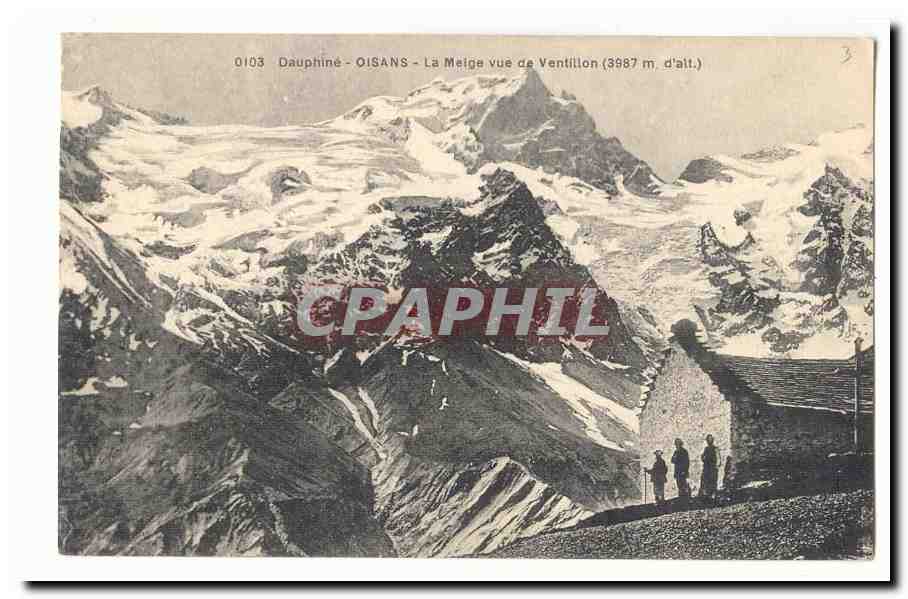La Meige vue de Ventillon (3987 m. d'alt.) — Dauphiné - Oisans — n° 0103