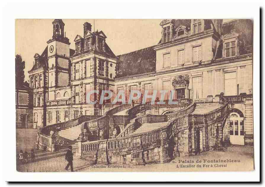 Palazzo di Fontainebleau — Le Scale del Cavallo — Collezione Artistica L. M.