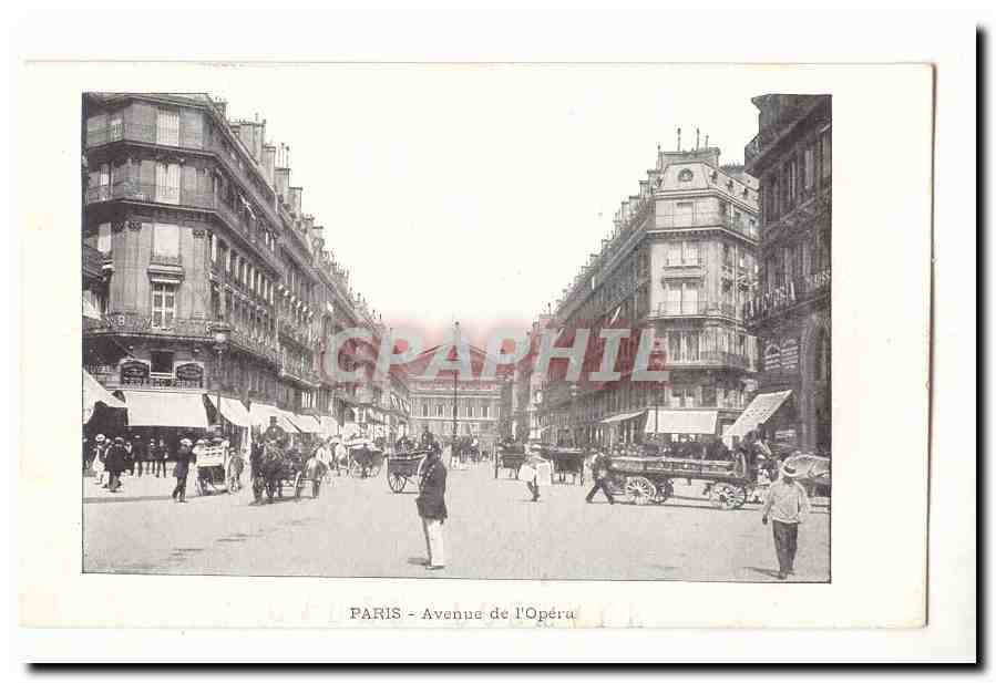 Paris (2eme) CPA Avenue de l'Opera