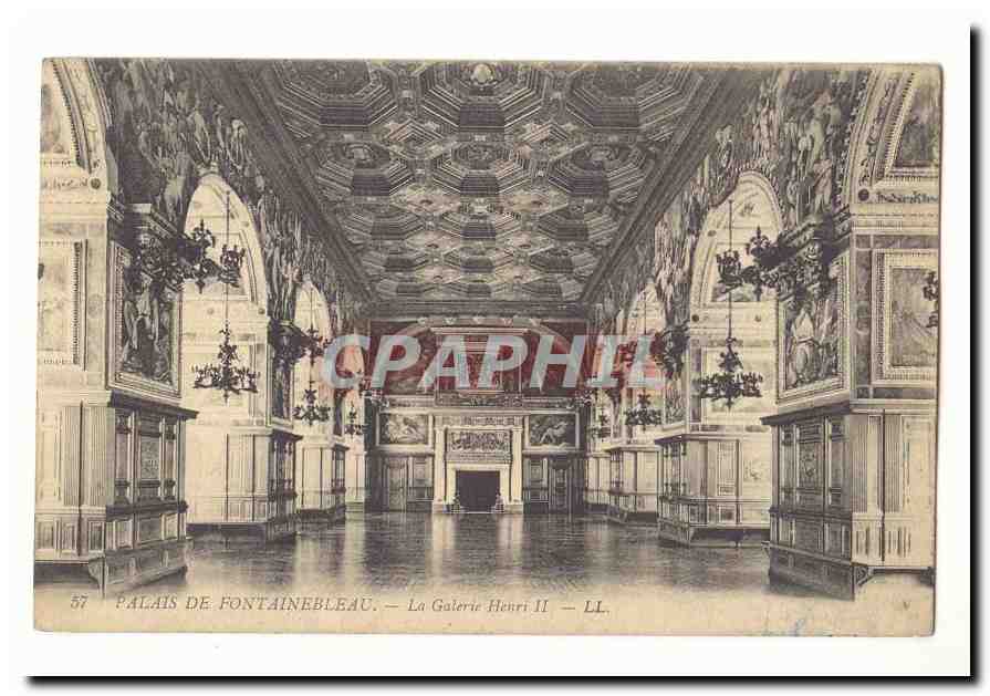 Palais de Fontainebleau — La Galerie Henri II — LL