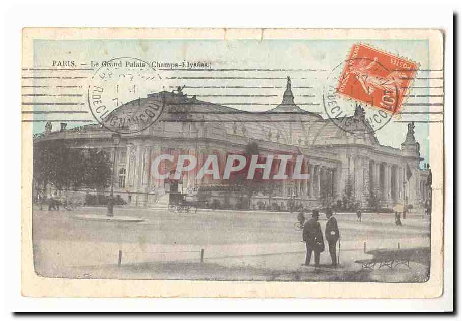 Paris (8eme) CPA Le grand Palais Champs Elysees