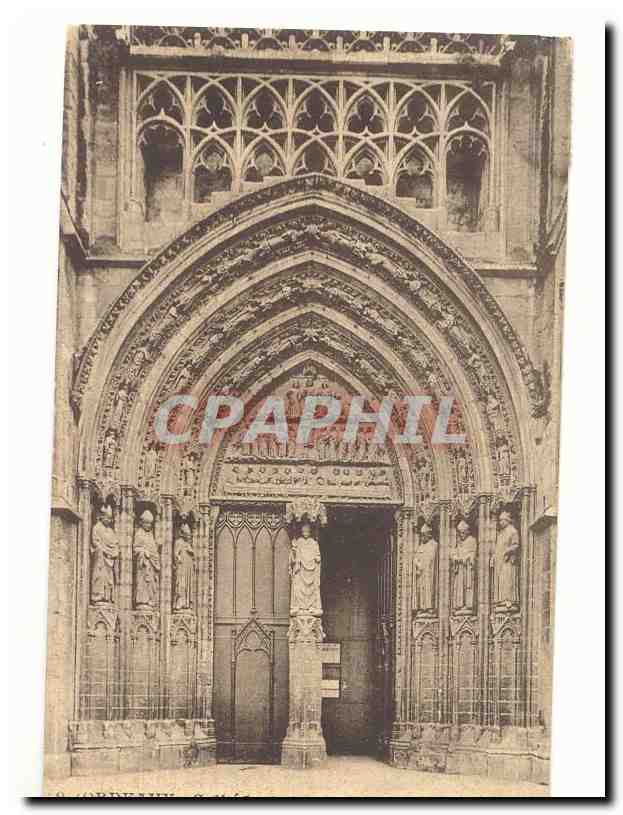 Bordeaux CPA Cathedrale St adnre (porte septentrionale)